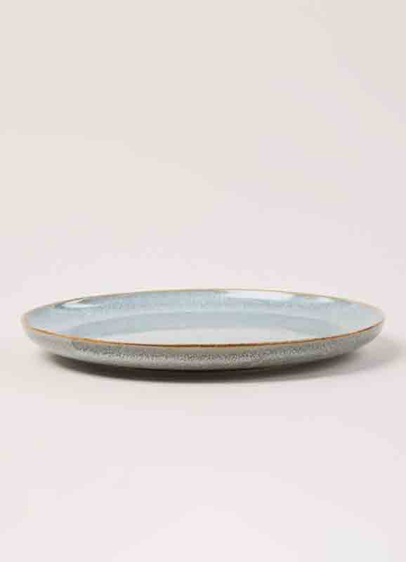 Assiette de petit-dejeuner Saisons denim D21 cm porcelain