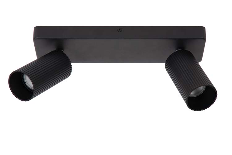 Lucide CLUBS - Spot plafond - 2xGU10 - Noir