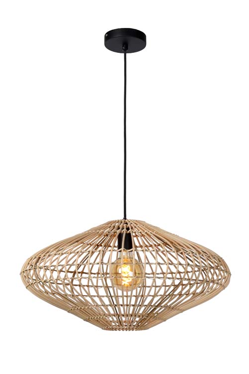 Lucide MAGALI - Hanglamp - Ø 56 cm - 1xE27 - Naturel