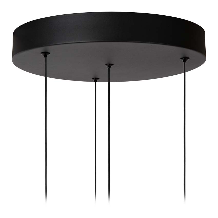 Lucide TAMINO - Suspension - Ø 36 cm - LED Dim. - 4x5,2W 3000K - Noir