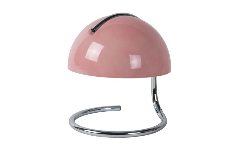 Lucide CATO - Lampe de table - Ø 23,5 cm - 1xE27 - Rose