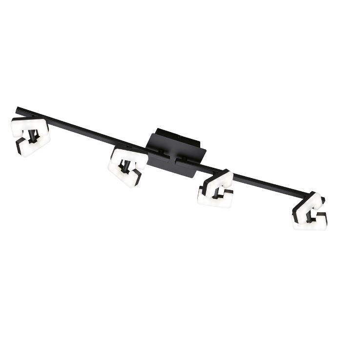 Plafonnier Yar LED 4x4.5cm 3000K L78cm noir