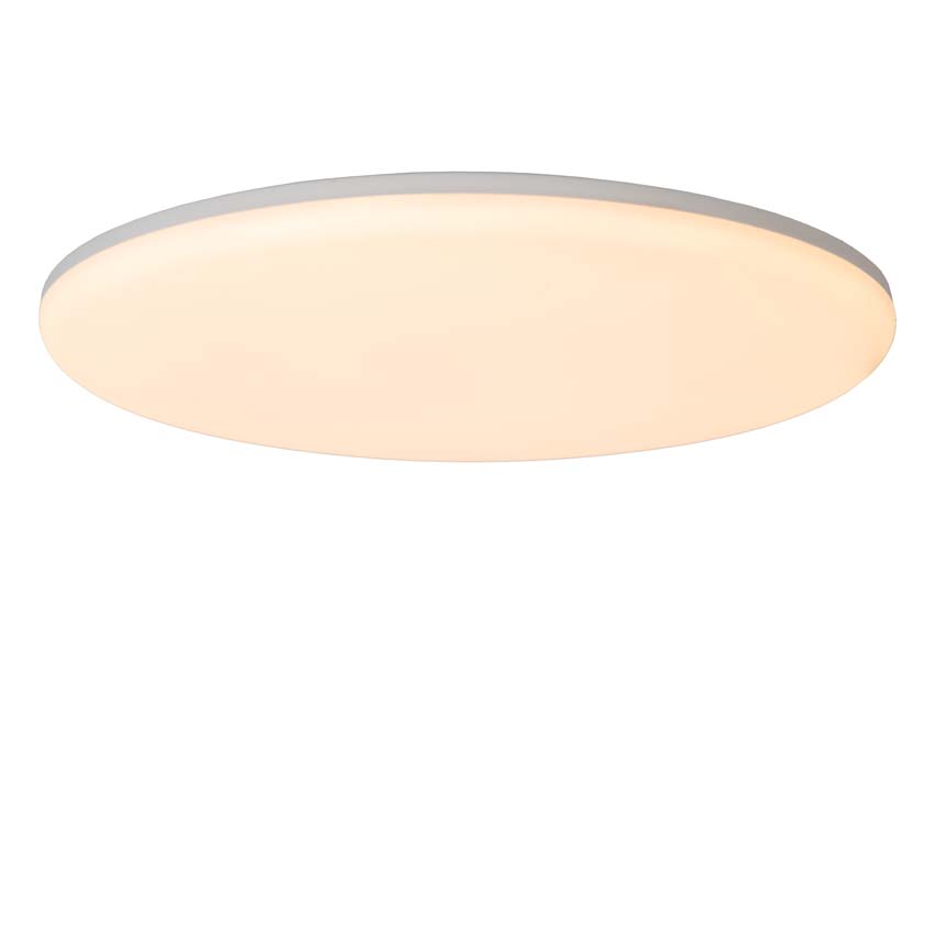 Lucide OLSON - Plafonnier - Ø 45 cm - LED Dim. - CCT - 1x45W 3000K/6500K - Opalin