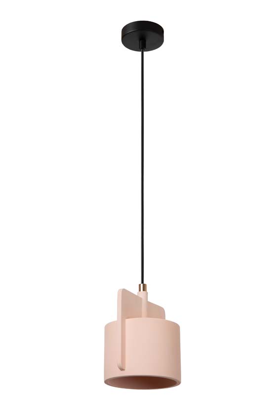 Lucide NINJA - Hanglamp - Ø 16 cm - 1xE27 - Roze