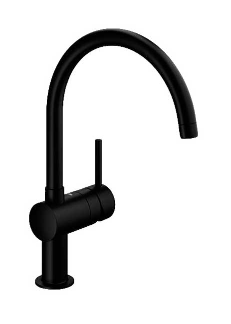 Robinet de cuisine Grohe Minta noir