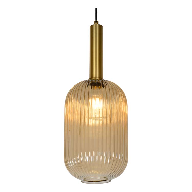 Lucide MALOTO - Hanglamp - Ø 20 cm - E27 - Amber