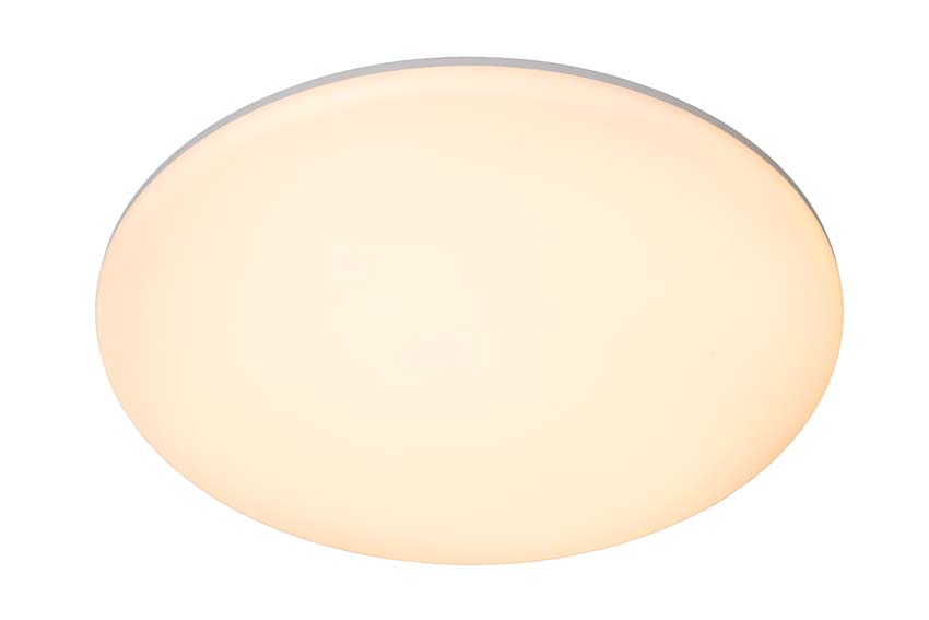 Lucide OLSON - Plafonnière - Ø 35 cm - LED Dimb. - CCT - 1x36W 3000K/6500K - Opaal