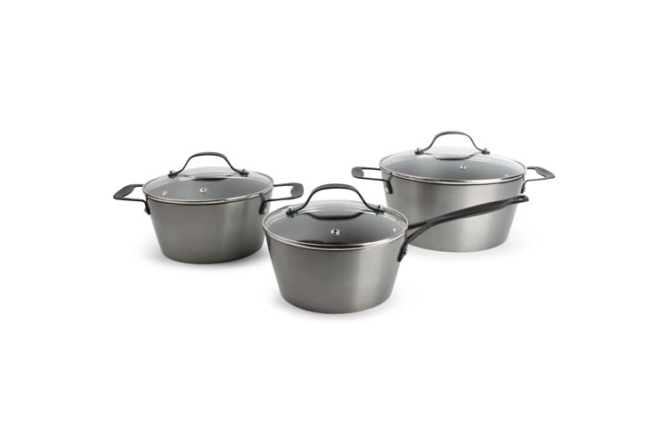 Set de 3 pots de cuisson Conico couche anti-adhérente