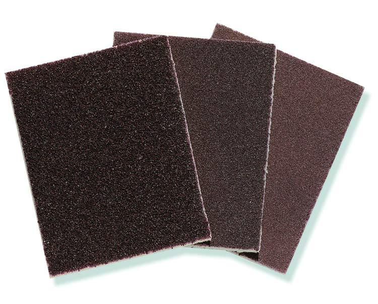 Lot de 3 disques abrasifs fin/moyen/gros 125x100x10mm