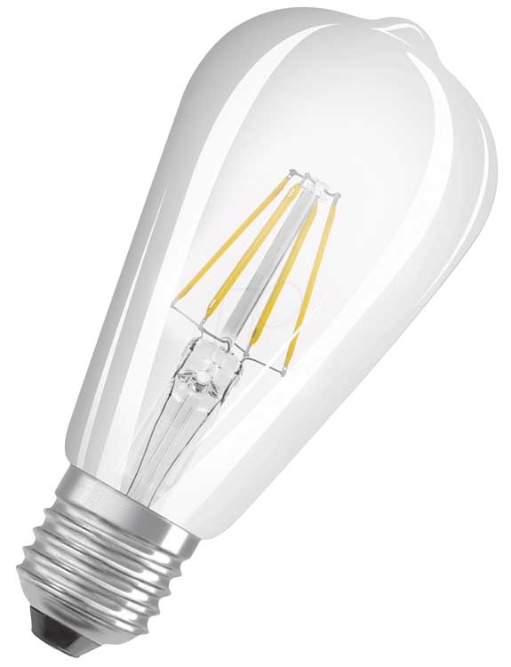 LED lamp filament E27 2W 2700K 250LM dia 64MM