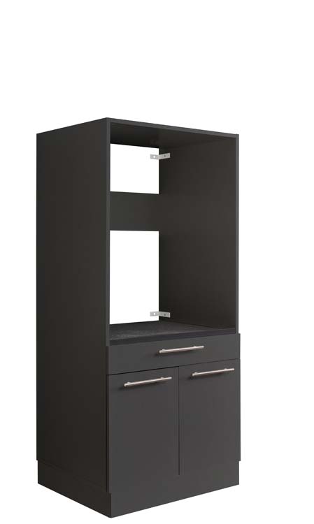 Armoire de machine à laver Decowash - pour 1 appareils - anthracite - 67,5x162x67,5cm