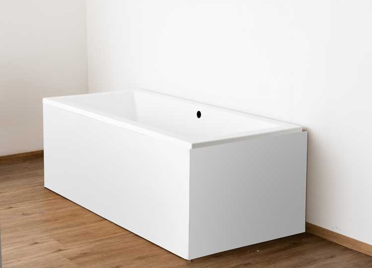 Baignoire à encastrer Harper 180x80cm blanc mat