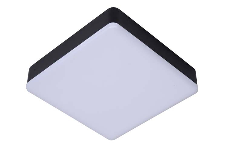 Plafonnier Salle de bains - LED Dim. - 1x30W 3000K - IP44 - Noir