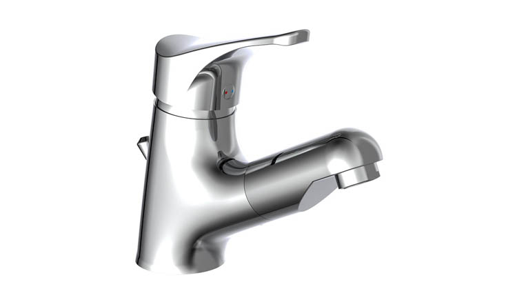 Robinet de lavabo Aslan 15,75cm chrome