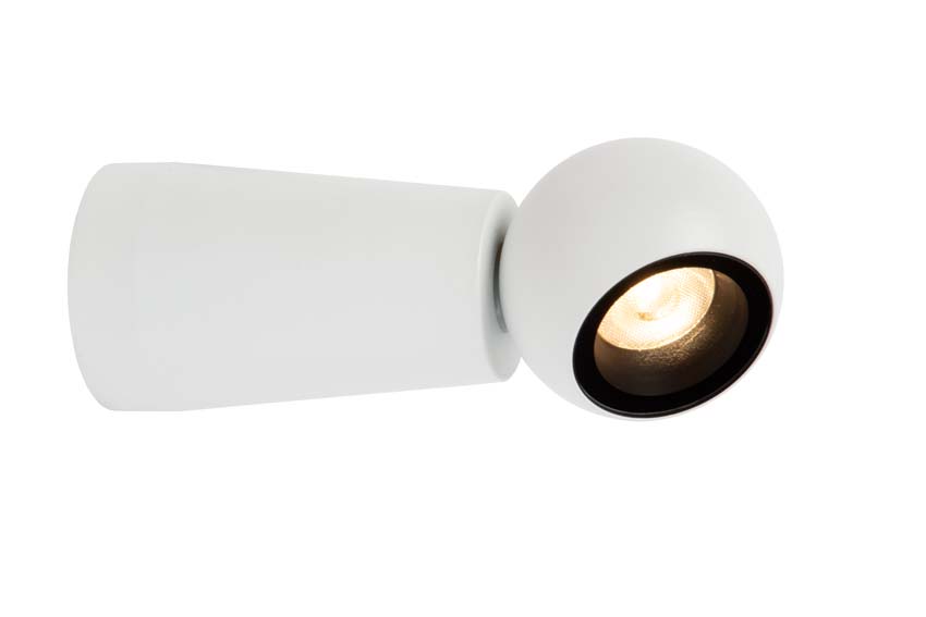 Lucide IPSOS - Applique murale Salle de bains - LED - 1x6W 2700K - IP54 - Blanc