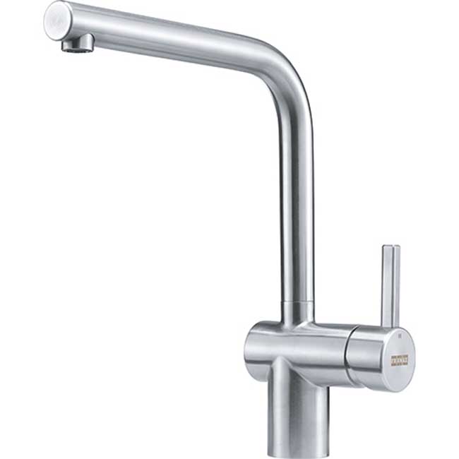 Robinet de cuisine Franke Atlas Neo bec pivotant pour fenêtre inox