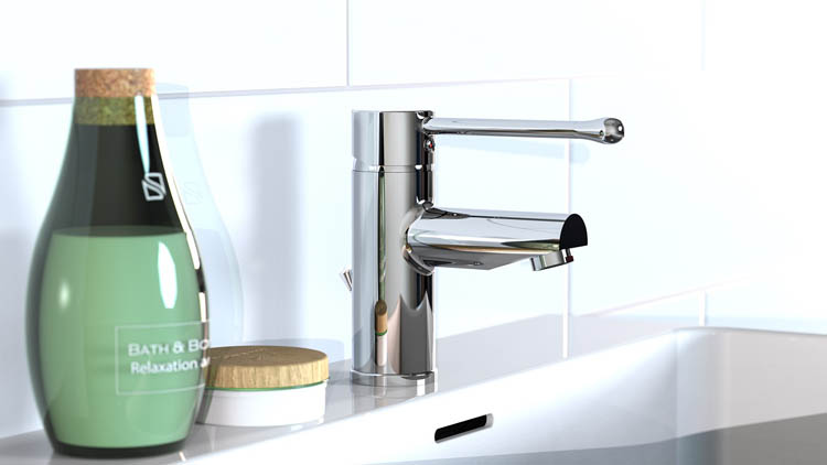 Robinet de lavabo Vito 15,80cm chrome