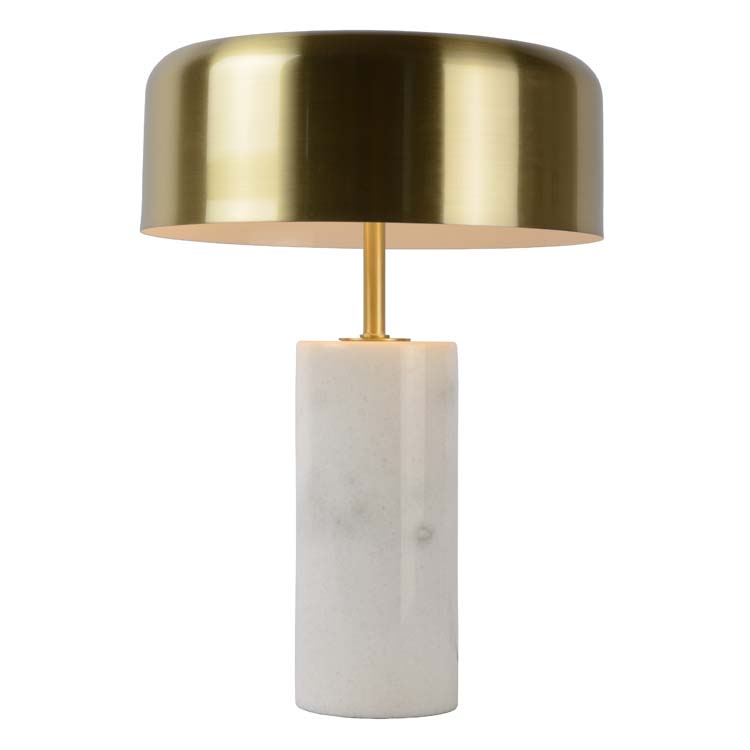 Lampe de table - Ø 25 cm - G9 - Blanc