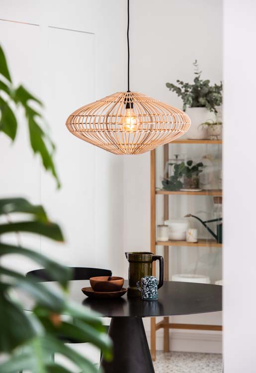 Lucide MAGALI - Hanglamp - Ø 56 cm - 1xE27 - Naturel