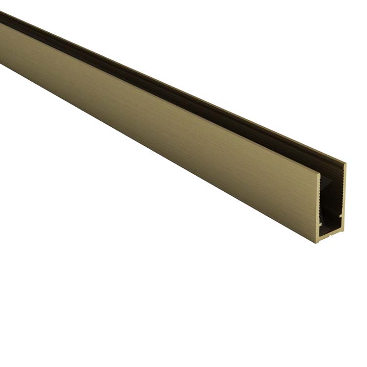 Doucheprofiel goud 200 cm