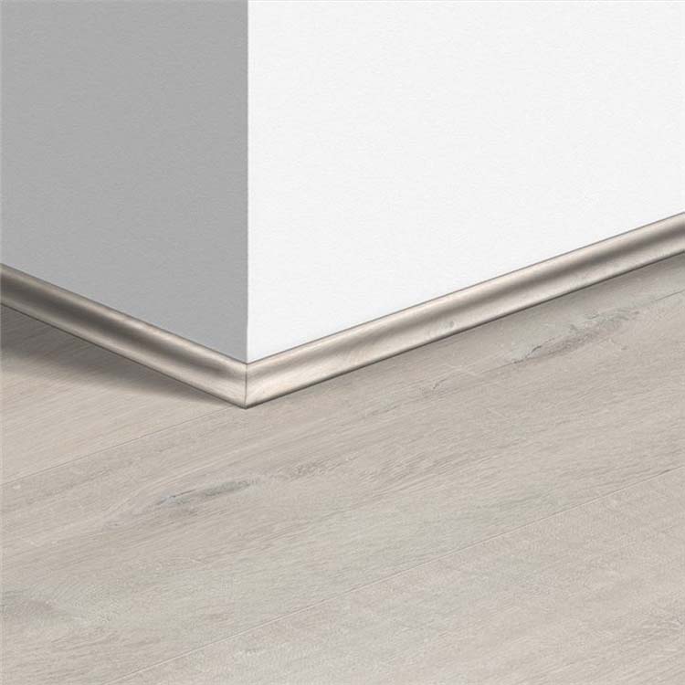 Moulure Quick-Step Chêne coton blush blanc 17 x 17 x 2400 mm