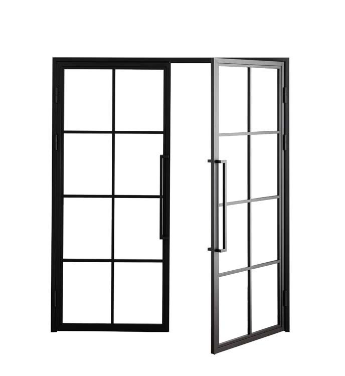 Porte intérieure double Fer forgé 2x 8W Tara 880 x 2040 mm Droite