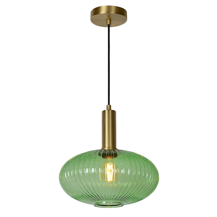 Lucide MALOTO - Hanglamp - Ø 20 cm - E27 - Groen