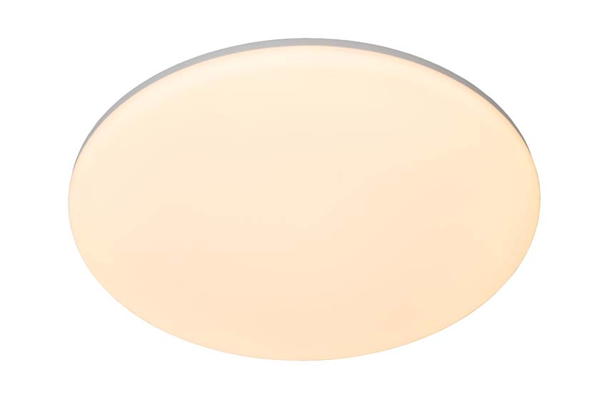 Lucide OLSON - Plafonnière - Ø 45 cm - LED Dimb. - CCT - 1x45W 3000K/6500K - Opaal