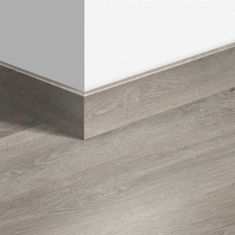 Plinthe parquet Quick-Step 14 x 77 x 2400 mm Chêne Venise gris