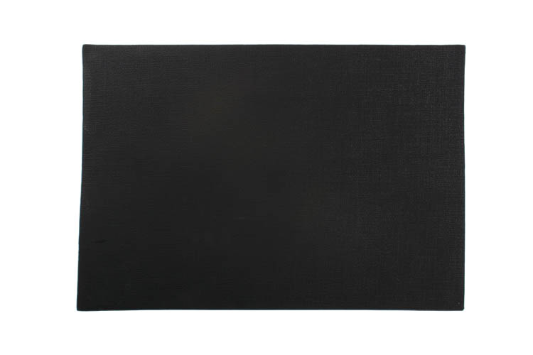 Napperon look de cuir noir 30x43 cm