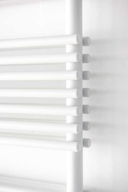 Radiateur sèche-serviette Doby double 180x60cm blanc 1810 Watt avec élément chauffant blanc digital