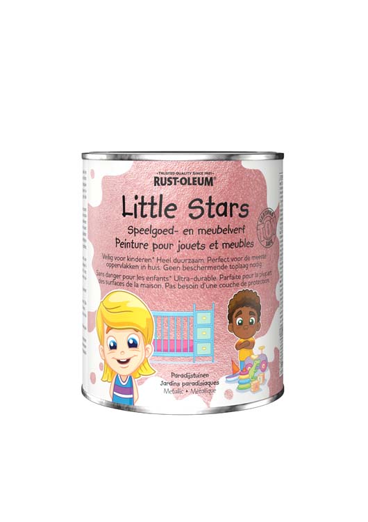 Little stars peinture meubles et jouets jardin paradisiaque métallique 0.75L