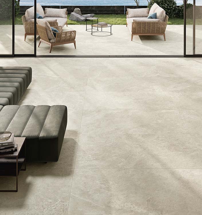 Carrelage Tenby beige rt 60 x 120 cm