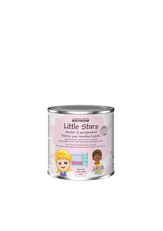 Little stars peinture meubles et jouets lit de roses 0.25L