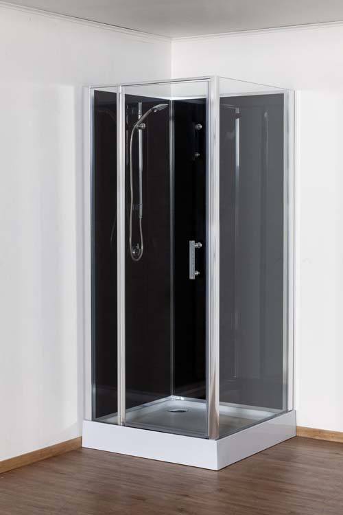 Cabine de douche Anik chrome gauche