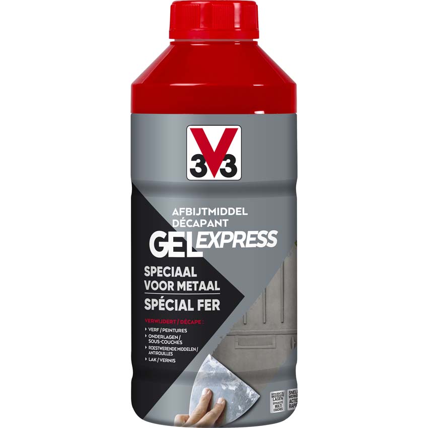 V33 gel décapant express spécial fer 1l