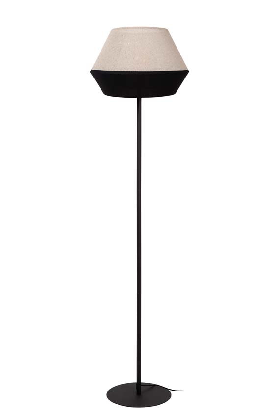 Lucide KALA - Lampadaire - Ø 40 cm - 1xE27 - Taupe