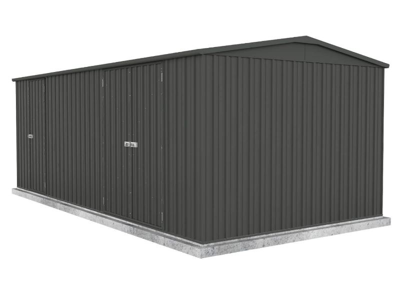 Abri de jardin en métal anthracite Vesder 596x300x230cm