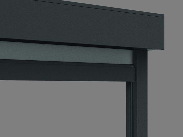 Store vertical extérieur Vinz L anthracite somfy moteur G sur mesure