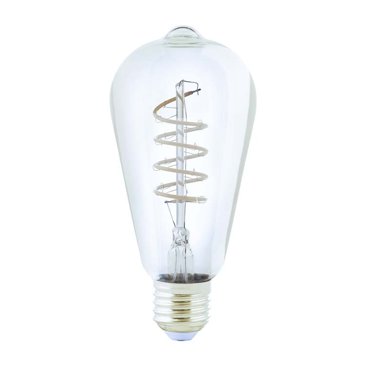 LED spiraal ST64 E27 245LM ambré dimmable