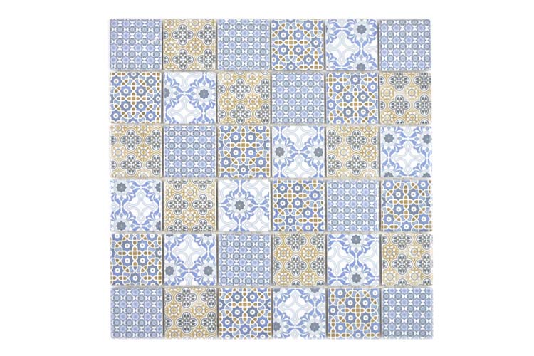 Mosaïque retroclassic mix blue 29,7 x 29,7 cm