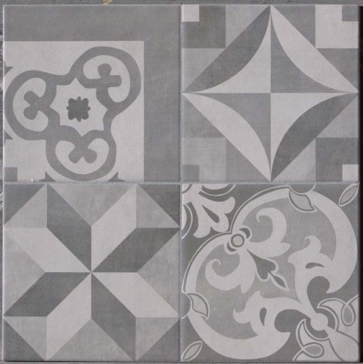 Échantillon carrelage Moose patchwork grey