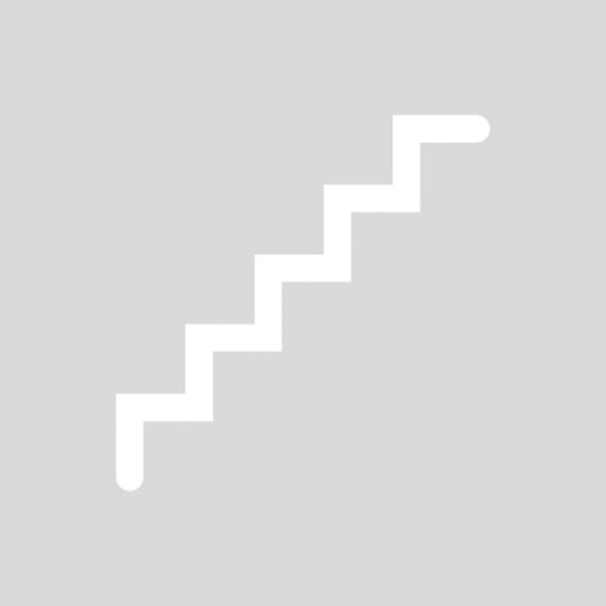 Verre carré picto escalier 198mm épaisseur 4mm