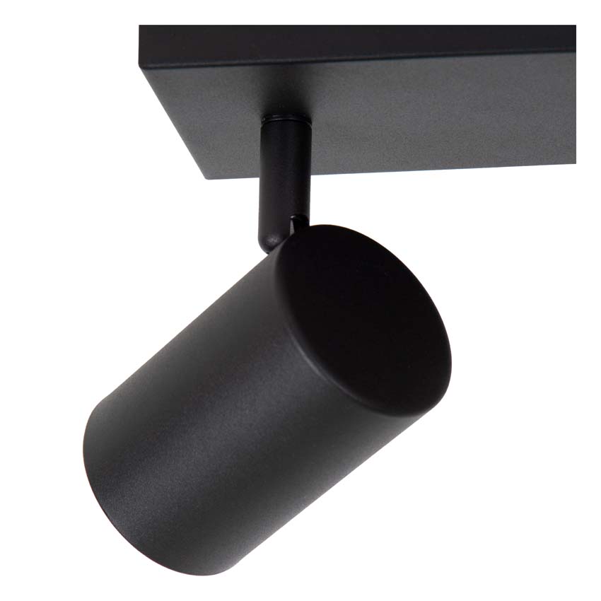 Lucide AMIGO - Spot plafond - 2xGU10 - Noir