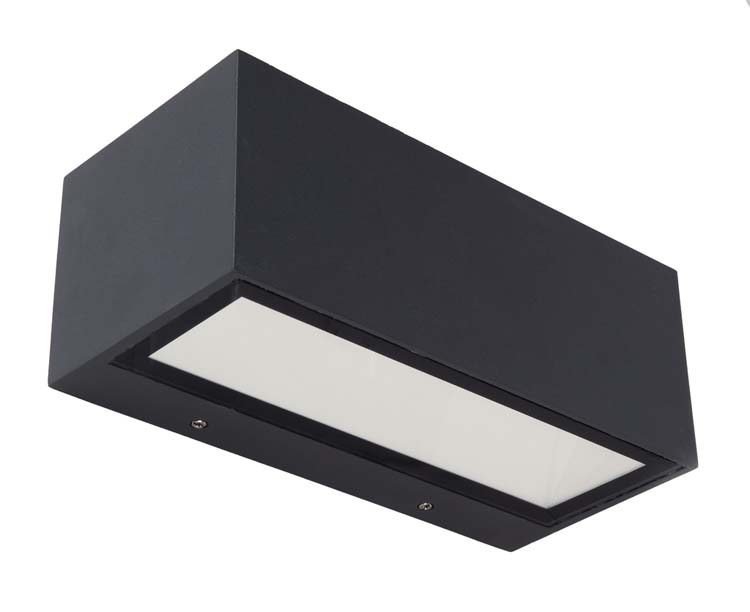 Buitenwandlamp LED up&down medium donkergrijs 3000K 1230LM 21W