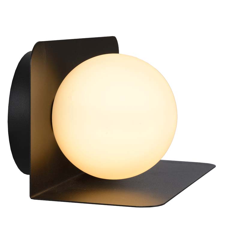 Lucide BONNI - Wandlamp - 1xG9 - Zwart