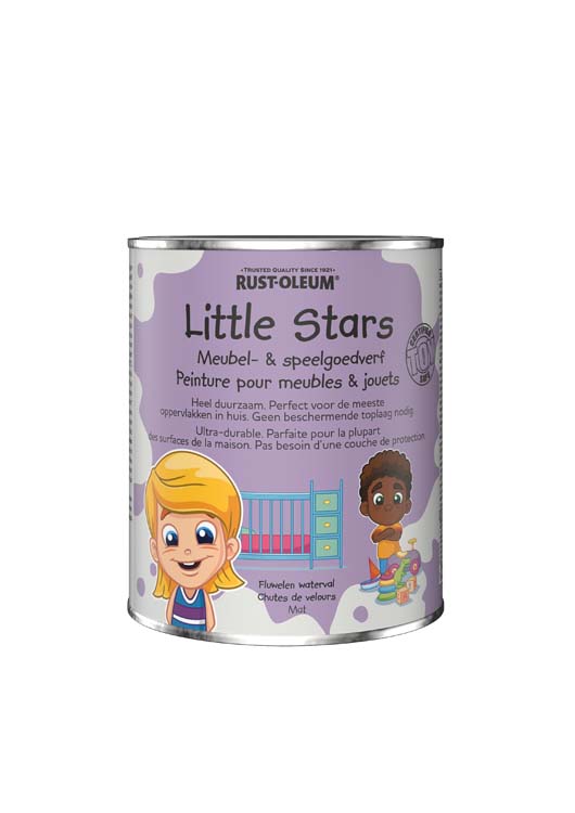Little stars peinture meubles et jouets cascade de velours 0.75L