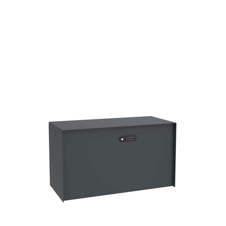 Pakketbrievenbus bulkbox connect antraciet