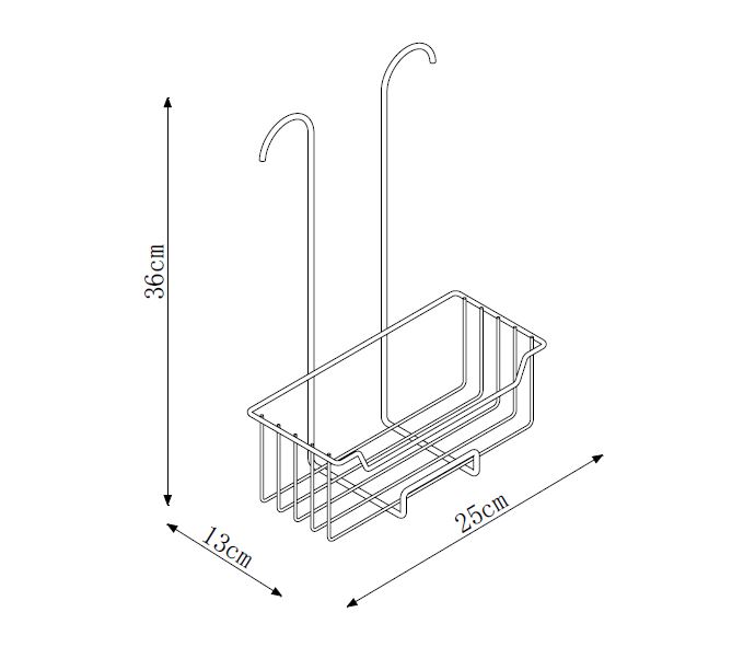 Hangmand Florence mat zwart