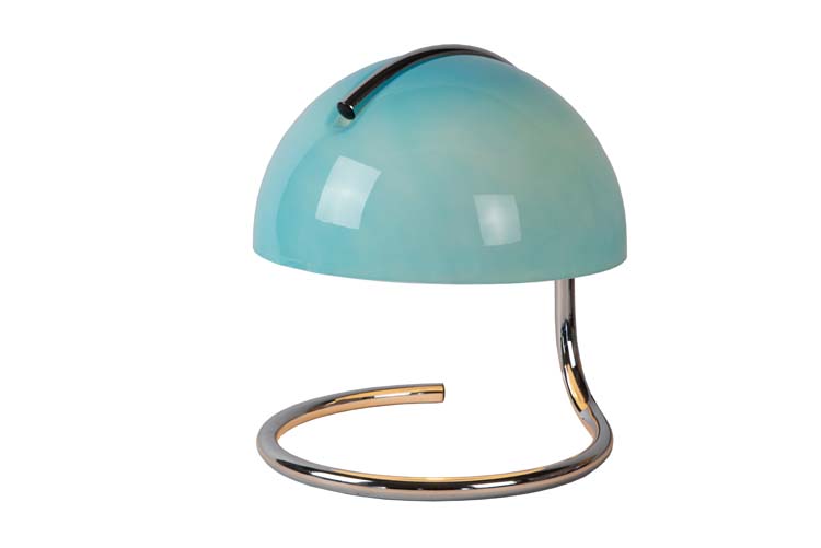 Lampe de table - Ø 23,5 cm - 1xE27 - Bleu